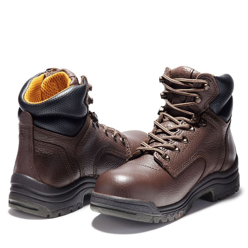 Timberland Μποτακια Εργασίας Γυναικεια Βαθυ Καφε - Pro® Titan® 6\" Alloy Toe - Greece 8296057-GQ